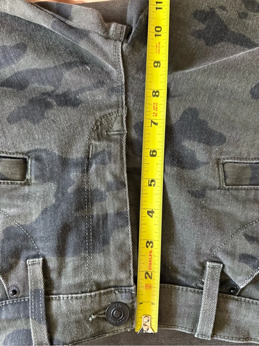 Hudson Colby Ankle Cargo skinny Camouflage Print Jeans Size 30 - Picture 11 of 11